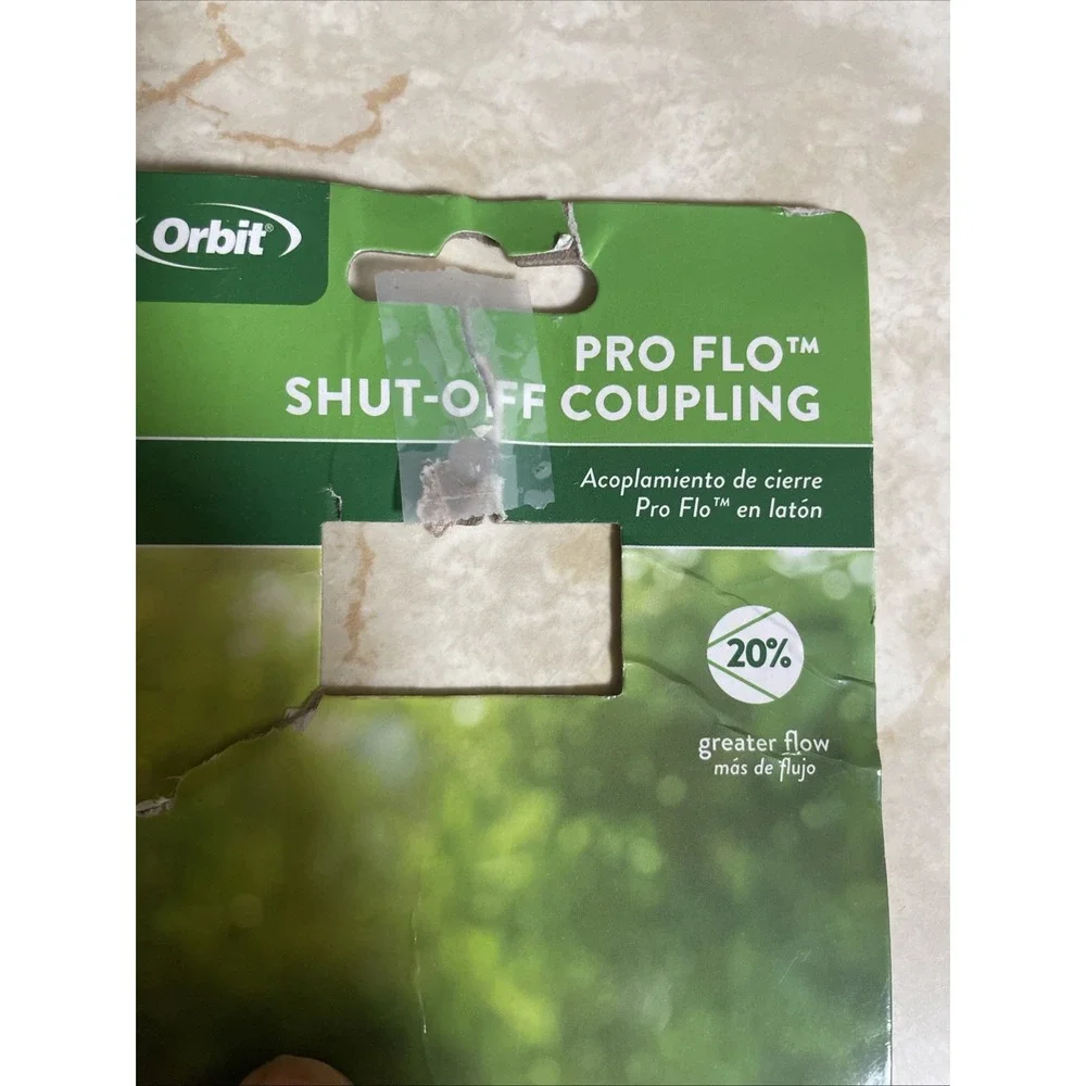 Orbit Pro-flow Hose Shut‎ Off Coupling